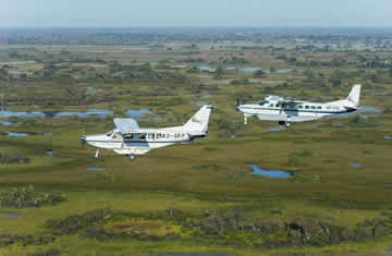 Botswana flight safaris