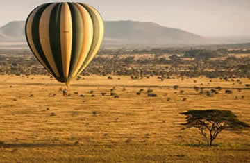 Hot Air balloon in Serengeti