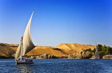 Egypt Aswan nile view