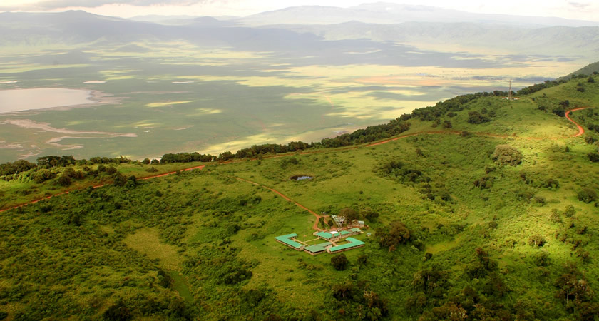Rhino Lodge Ngorongoro Aerial view | Safaris to Africa, Trips & Vacations Rhino Lodge views